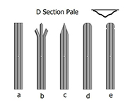 Palisade Fencing d Profile Type